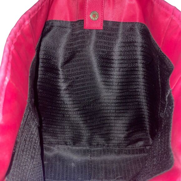 Y2K Victoria's Secret, Hot Pink Waxed Canvas Tote Bag - Picture 7 of 8